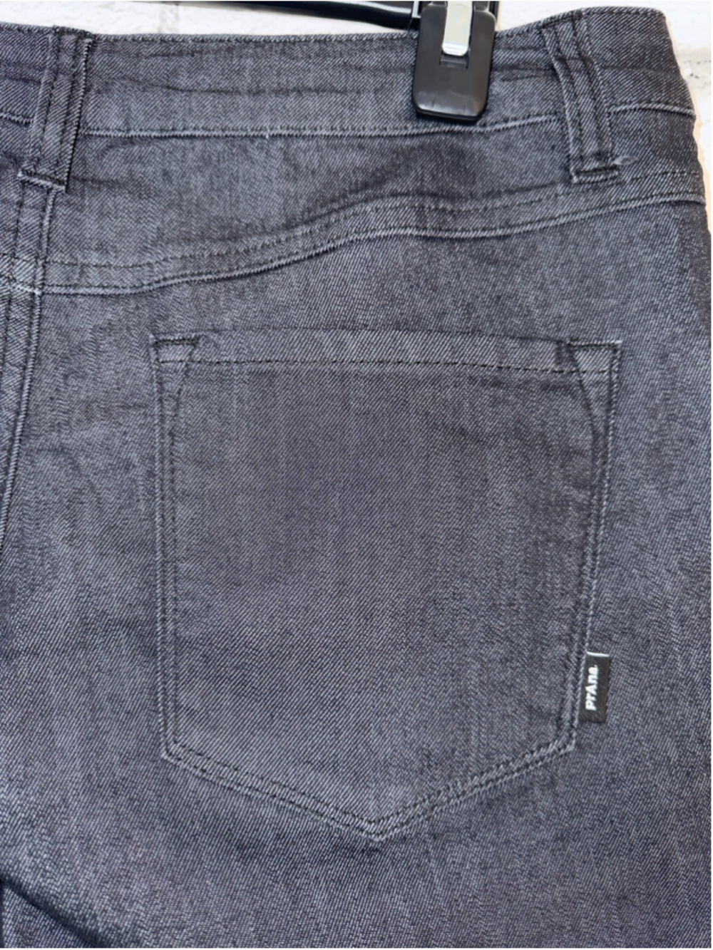 Women's Prana Kayla High Rise Jeans size 8 32 in Inseam Dark Denim Slim Straight - Picture 11 of 15